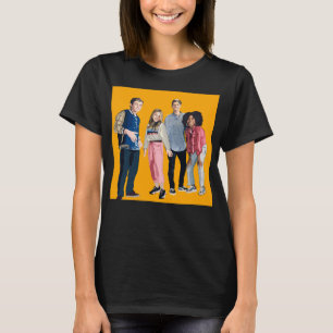 Retro Henry Danger Crew Digital Tekening, gekleurd T-shirt