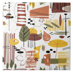 Retro Herfst A Go Tegeltje