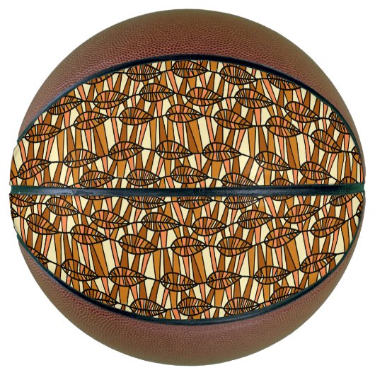 Retro Herfst Basketbal (Voorkant)