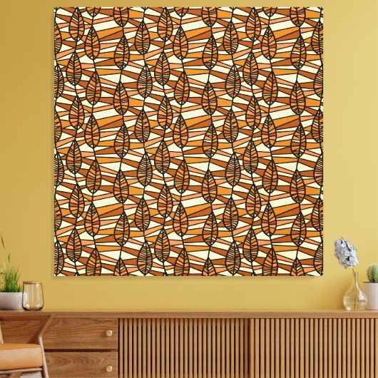 Retro Herfst Canvas Print (Insitu (Woonkamer))