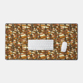 Retro Herfst Desk Mat (Keyboard & Muis)