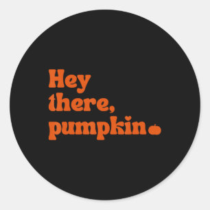 Retro-Herfst esthetisch Ronde Sticker