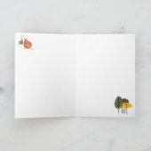 Retro Herfst gaan-gaat Kaart (Binnen)