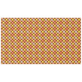 Retro Herfst Herfstbloemen Patroon Bruin Tafelkleed (Voorkant (Horizontaal))