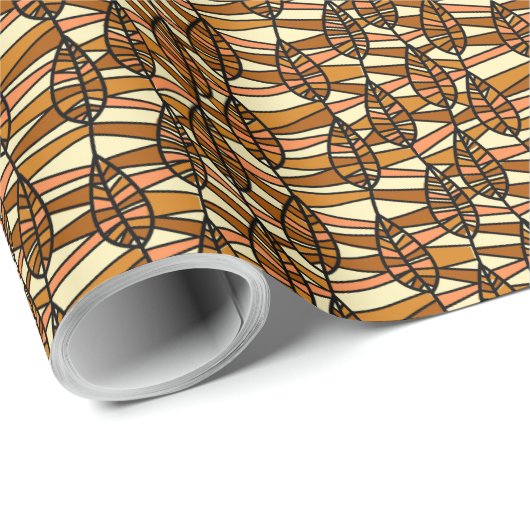 Retro herfst inpakpapier (Rol Hoek)