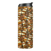 Retro Herfst Thermische Tumbler Thermosbeker (Gedraaid links)