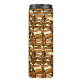 Retro Herfst Thermische Tumbler Thermosbeker (Achterkant)