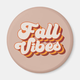 Retro Herfst Vibes Magneet