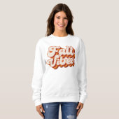 Retro Herfst Vibes Trui (Voorkant volledig)