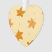 Retro herfstbladpatroon ornament (voorkant)