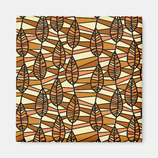 Retro herfstmagneet magneet (Voorkant)