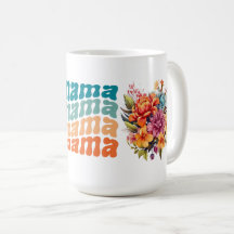 Retro Herhalende Mama Bloemstuk
