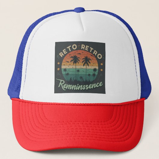 Retro-heriniscentie-Pet Trucker Pet (Voorkant)