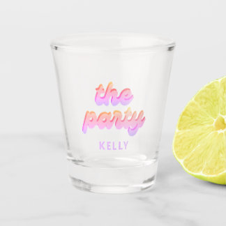 Retro 'Het Feest' Bruidsmeisjesfeest Favors Shotgl Shot Glas