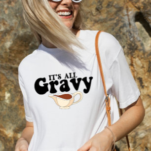 Retro Het is allemaal jus schat Retro herfst Thank T-shirt