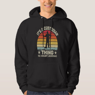 retro Het is de beheerder Dingen voor Schoonmaak M Hoodie