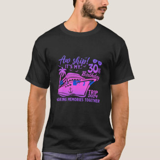 Retro Het is mijn 30e verjaardag reis Cruise vakan T-shirt