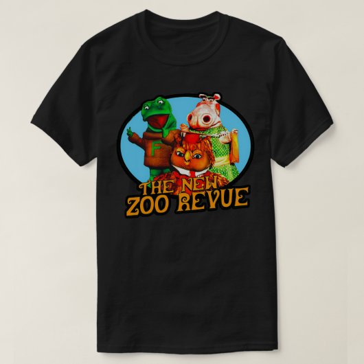 Retro het Nieuwe comin van het Herzien van de Zoo  T-shirt (Design voorkant)