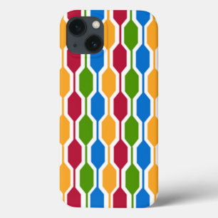 Retro Hexagons iPhone 13 Hoesje