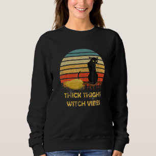 Retro Hick Highs Heksen Vibes Hekserij Halloween C Trui