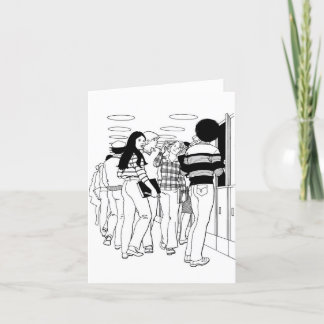 Retro High School Bedankkaart