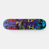 Retro Hip Abstract Skateboard (Horizontaal)