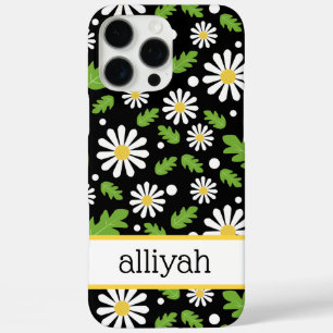 Retro Hippie Bloemen Madeliefje Patroon iPhone 16 Pro Max Hoesje