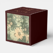 retro hippie bohemian zomerdagbruiloft bedankdoosjes (Achterkant)