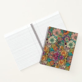 Retro Hippie: Daisy Garden Notitieboek