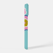 Retro Hippie Flora iPhone 15 Hoesje (Rechterkant)