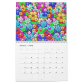 Retro Hippie Flower Power  Kalender (Jan 2026)