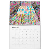 Retro Hippie Flower Power Kalender (Mar 2027)