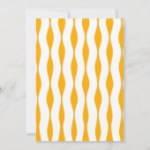 Retro Hippie Party uitnodiging (Achterkant)