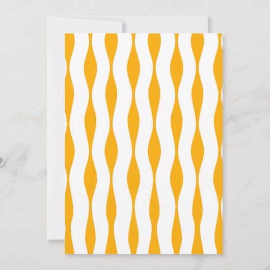 Retro Hippie Party uitnodiging (Achterkant)