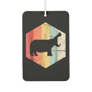  retro Hippo Hippopotamus Lovers Gift Luchtverfrisser