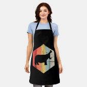  retro Hippo Hippopotamus Lovers Gift Schort (Gedragen)