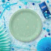 Retro Hipster Space Age Atomic Starburst Papieren Bordje (Feest)