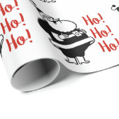 Retro Ho Ho Santa | Papier voor onmiddellijke verp (Rol Hoek)