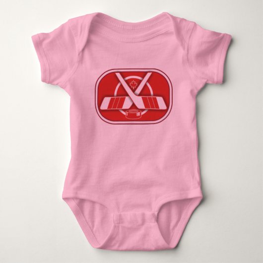 Retro Hockey Canada Romper (Voorkant)