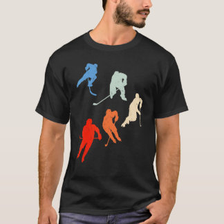Retro Hockey Player  Ice Hockey T-shirt
