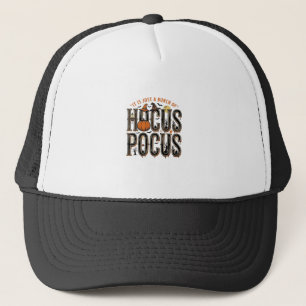 Retro Hocus Pocus Halloween Pompoen Shirt Ontwerp Trucker Pet