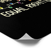 Retro Holiday Lights &amp; Reproductive Rights Xma Poster (Hoek)