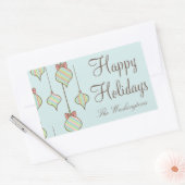Retro Holiday Ornament Stickers (Envelop)