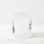 Retro Holiday Ornaments Matglas Koffiemok (Center)