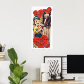 Retro Holiday Valentijn poster (Thuiskantoor)