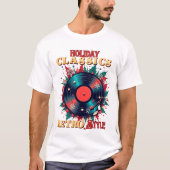 Retro Holiday Vinyl Magic T-shirt (Voorkant)
