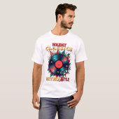 Retro Holiday Vinyl Magic T-shirt (Voorkant volledig)