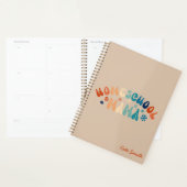 Retro Homeschool Moeder Mama Gepersonaliseerd Planner (Display)