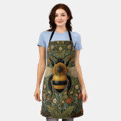 retro hommel boho botanische bloemkunst schort (Gedragen)