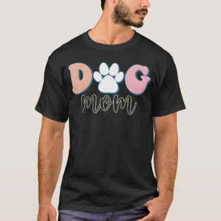 Retro hond moeder vriend t-shirt